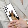 German Shepherd Dog Cartoon Cell Phone Case for Samsung Galaxy S26 Ultra S25 S24 S23 S22 S21 S20 Note10 Cover