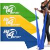 Set of 3 Training Exercise Bands Flat Band Rehabilitative 2M Resistance 2-11Kg