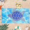 Waves and Sea Turtles Beach Towel Quick-drying Super Absorbent Suitable for Swimming Beach Pool Gym Summer Gift for Friends