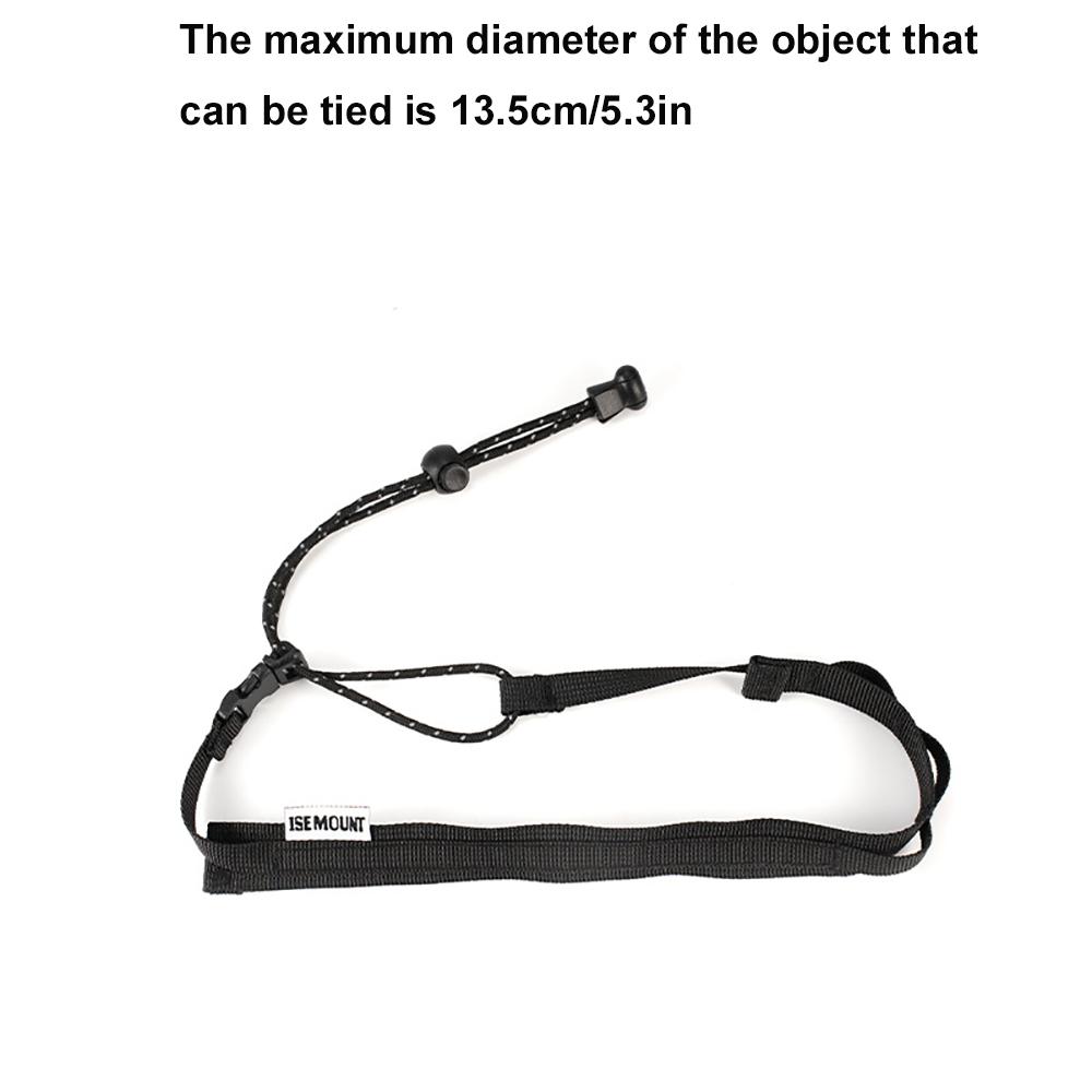 

Outdoor Tools Strap Adjustable Water Bottle Carrier Sling with Handle Strap Multi-functional Camping Tool for Beverage for Easy чёрный