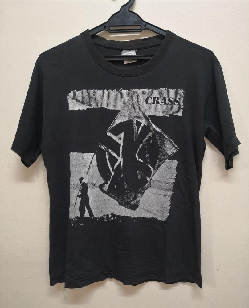 Crass band shirt vintage black unisex graphic printed full size Unisex T-Shirt XL