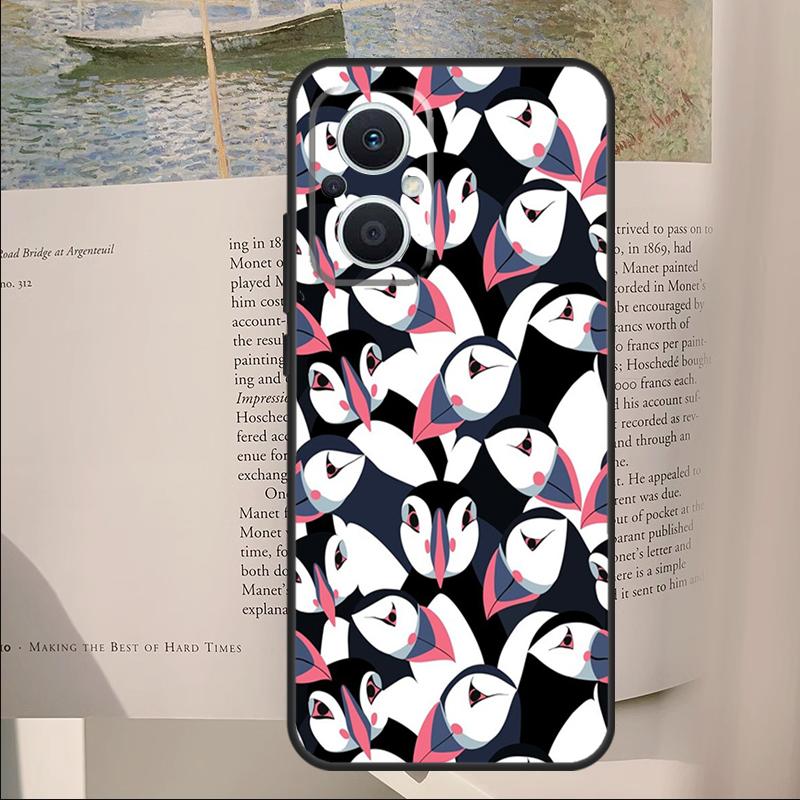 

Puffin Bird Cover For OPPO Reno 11F 12F 13F 14F 10 11 12 13 14 Pro 7 8 Lite OPPO Find X6 X8 X9 Pro Case OPPO Find X5 Pro