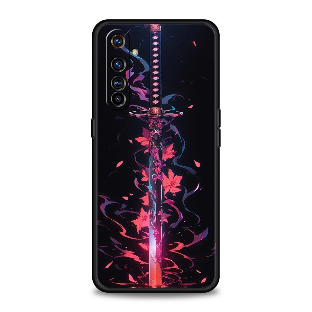 The Sword Creative Pattern Case For Realme C67 C63 C55 C53 C35 C25 C21 GT 2 3 5 6 10 11 12 13 Pro Plus 5G Soft TPU Phone Cover