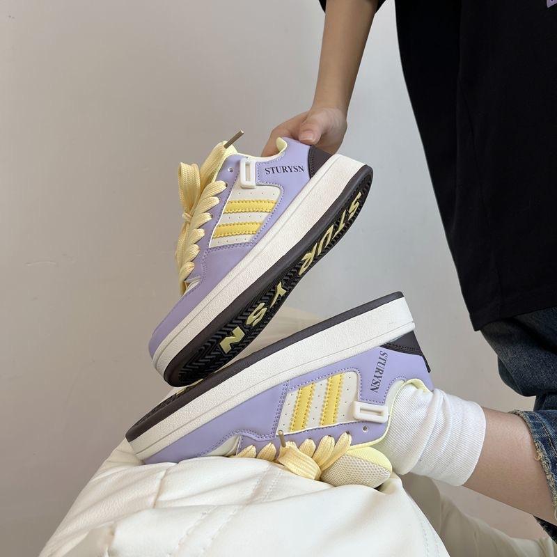 Campus style niche platform bread shoes women's ins tide 2025 autumn and winter new Korean version of versatile student board shoes