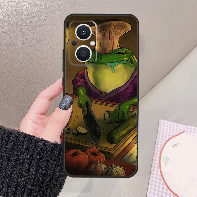 Cute Mouse Axolotl Frog Wizard Funda For OPPO Reno 12 14 13 11 10 Pro 11F 12F 13F 14F 7 8 Lite OPPO Find X6 X5 X8 X9 Pro Case