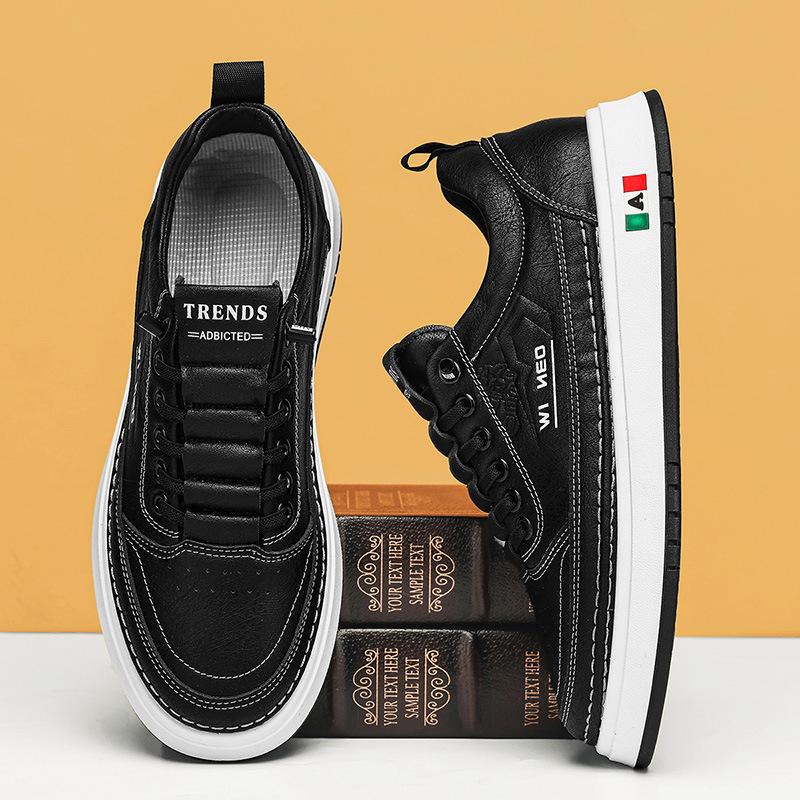 

Para shoes men s 2025 new leather men s shoes pilot casual shoes spring and autumn versatile leather board shoes white shoes 44