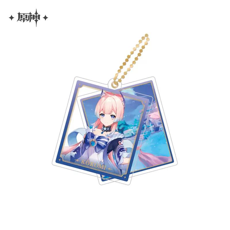 Sunsyea Genshin Impact Official Merch miHoYo Original Theme Series Keychain Vol.3 Alhaitham Kaveh Furina Wanderer Navia