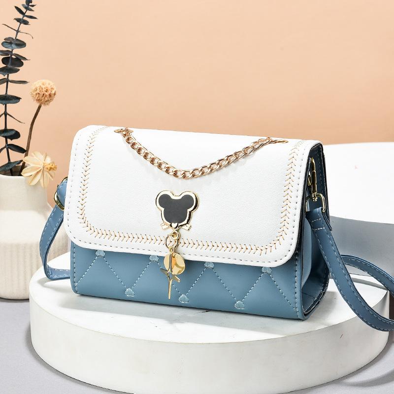 Women's Bag Mobile Phone Bagtrendy and Minimalist  Shoulder Bag Crossbody Bag  Version Magnetic Buckle Small Square Bag