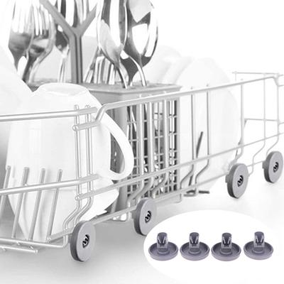 4Pcs/Set Basket Rollers For Dishwasher Wheels Lower Basket Wheel For Aeg Favorit, Privileg, Zanussi Dishwasher Wheel Spare Parts