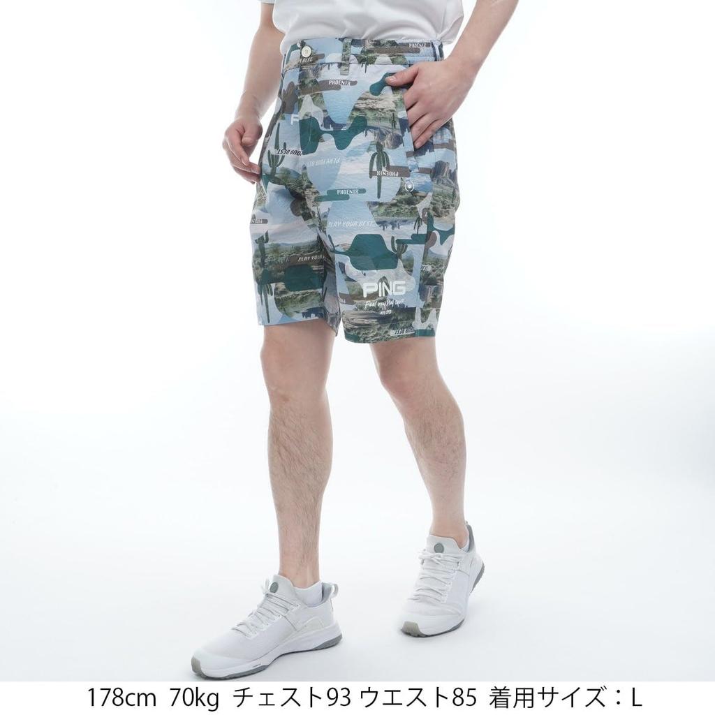 [Ping Apparel] Men's Shorts (All-Directional Stretch, Moisture Wicking, Quick Drying)  Golf  621-5132307 180Khaki M