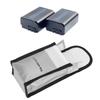 Explosion-proof Battery Safety Bag Fireproof Battery Storage Bag Protective Pouch  Battery Storage