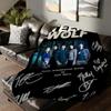 Fantasy-TV-Serie Teen Wolf Decke für Sofa Büro Bett Flugzeug Reisen Schlafen Lesen Entspannen Camping Weich und Warm