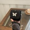 Stylish Mini Chain Shoulder Bag 2024 Fashionable Chic Design For Daily Use In Black Silver And Pink