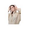 FILA Fusion Outdoor Lightweight Sports Hooded Breathable UV Protection Jacket Women outerwear Light-Brown T11W423705F-BG