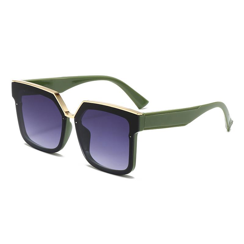 

Large Frame Sunglasses Women Round Face Net Red With The Same Frame Sun Protection Face Small Anti-Uv Trend Sunglasses