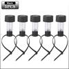 1-10PC Solar Pool Light Hanging LED Cylinder Lamp for Above Ground Pool Outdoor Garden Decoration Waterproof Warm White IP44 Use