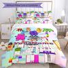 Numberblocks Personalizza il tuo nome Set Biancheria da Letto Copripiumino Traspirante con Federe Decorazione per la Casa Regalo di Compleanno