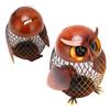 Eule Spardose Eulenförmige Metall-Münzbox Handarbeit Basteln Ornament für Kleingeld Wohnzimmer Aus
