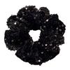 Black and Silver Elastic Hair Tie Sequin Party Hair Accessories Elegant Ponytail Holder  for Women