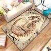 3D-Visueller Effekt Dinosaurierknochen-Fossil-Simulationsmuster Populärwissenschaft Dinosaurier-Enthusiasten Kinder-Aufklärungsbildung