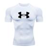Men's Quick Dry Compression Workout Tight T-shirt, Breathabl