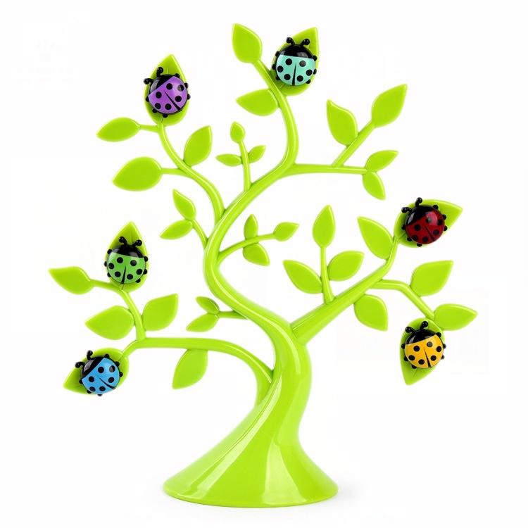 1 комплект, креативные наклейки на холодильник с милой божьей коровкой, материалы для защиты окружающей среды