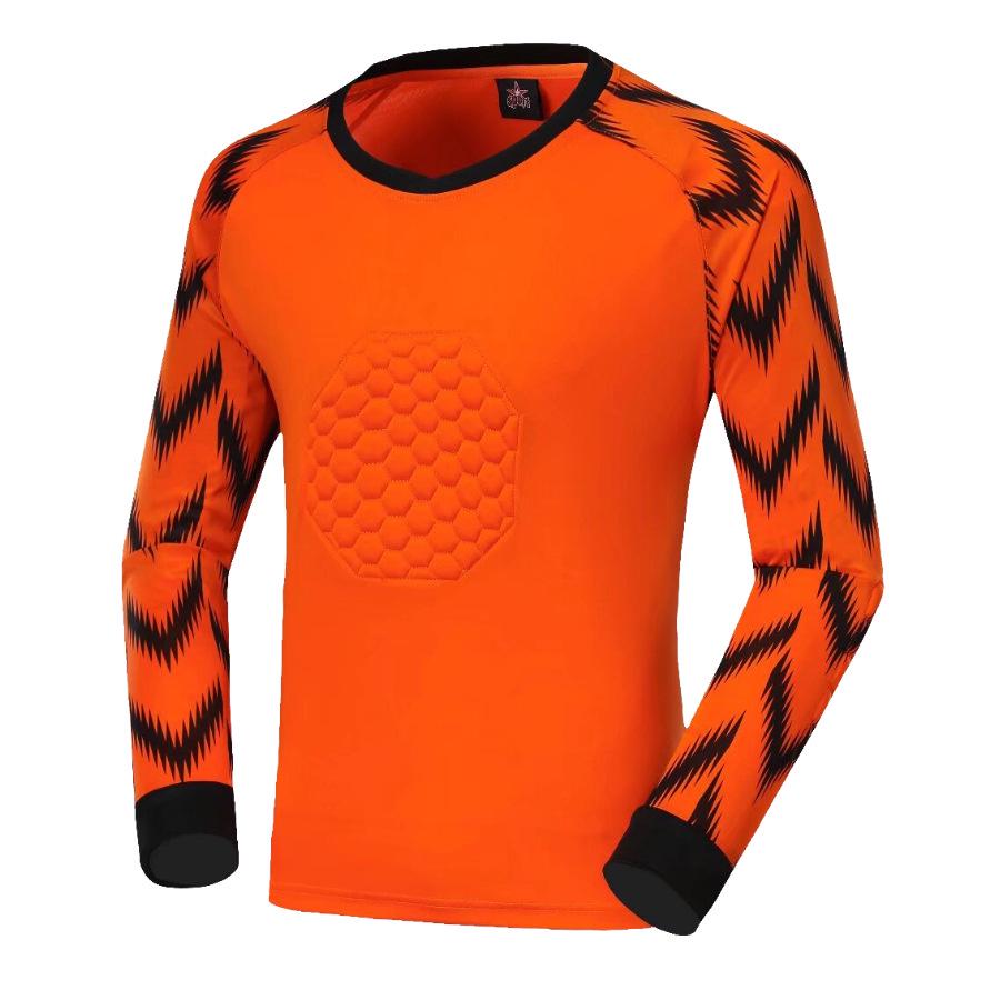 Multi-Directional Sponge Pad Goalkeeper Training Kit - Adult & Children Long Sleeve Football Uniform 26