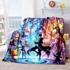 Die 3D-gedruckte "Sword Art Online" Flanelldecke ist warm, bequem und weich, geeignet für den Einsatz in Schlafzimmern, Betten, Sofas, 001