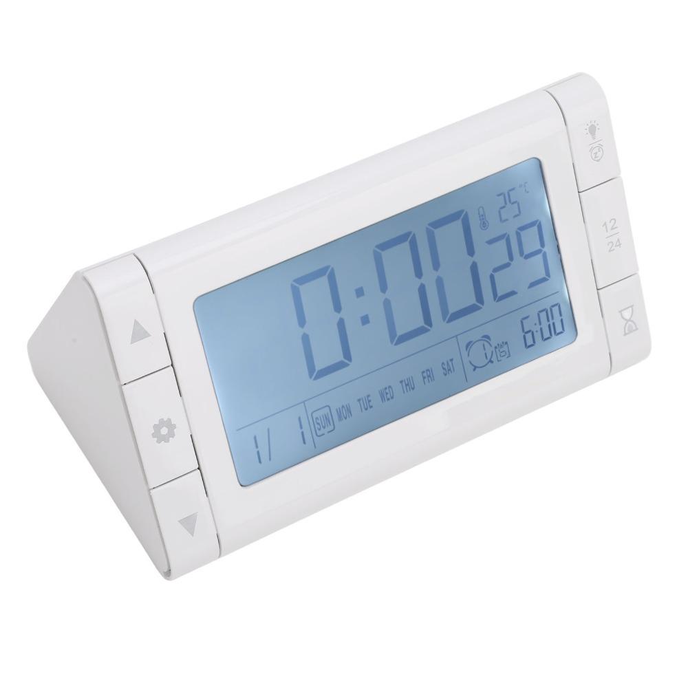 3 Alarm Settings Digital Alarm Clock Battery Operated Electronic Alarm Clock  Home Use