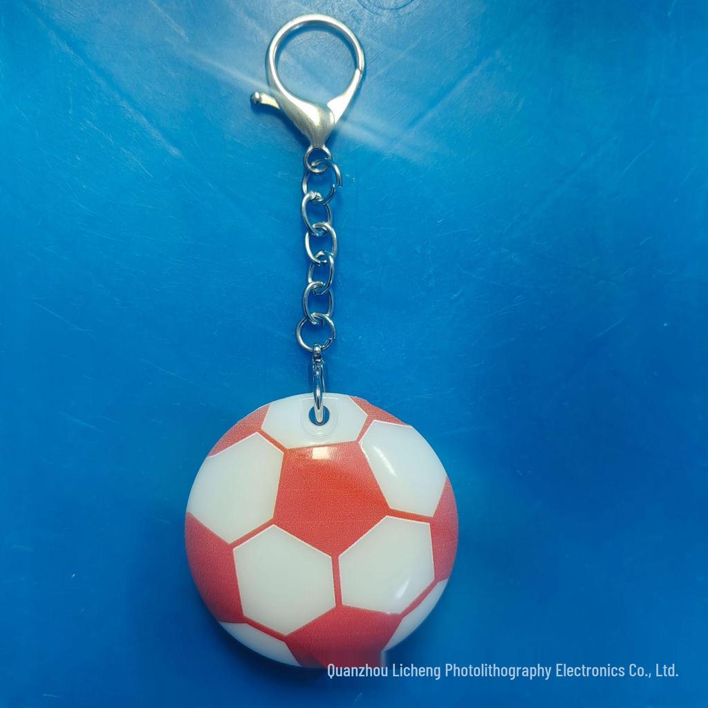 Heart-Shaped USB Rechargeable Touch Light Pendant Backpack Gift