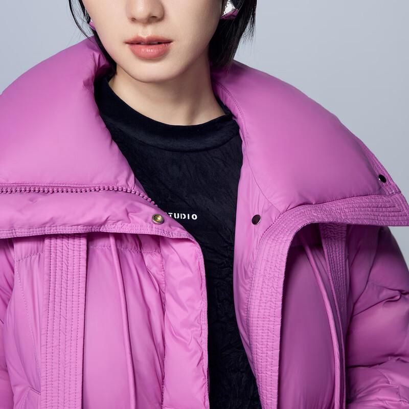 

Sancai Women s 2025 Winter 90% White Duck Down Short Puffer Jacket M