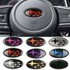 For Subaru STI Forester Outback Legacy Impreza XV Tribeca WRX BRZ 58x28mm Car Logo Steering Wheel Decoration Cover Emblem Decals Y2