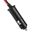 12V-14V 20A Male Plug Power Cable Cord for Mobile Radio, T-Shape Cigarette Lighter Adapter with Dual & High-Temp 105°C Wire for Car Radio