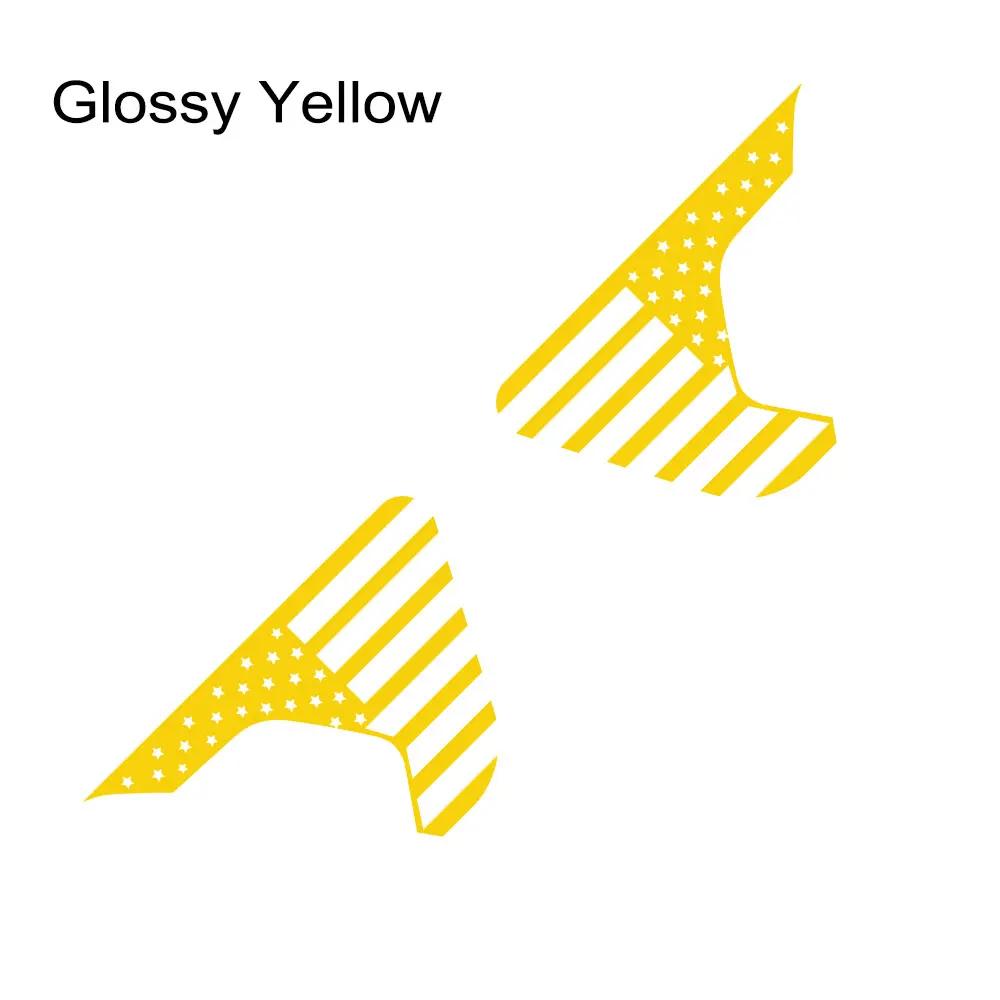 For Jeep Gladiator JT Pickup Fender Vent Stickers Truck Graphics  Flag Decor Decals Car Vinyl Cover Decal Auto Accessories