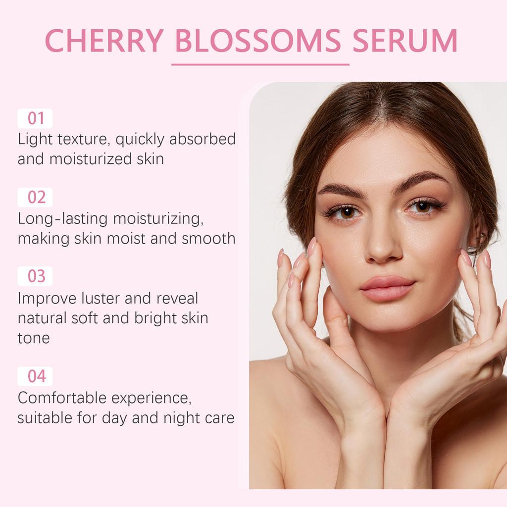 Jaysuing Cherry Blossom Hydrating Essence Moisturizing Serum For All Day Hydration And Plump Skin