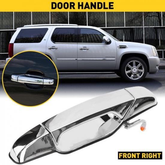 

For 2007-2013 Chevy GMC Outside Chrome Door Handle Front Passenger Right Side RH
