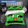 Space Un-speakable Adventure 3pcs K-pop Music Group Bedding set,Ideal for Bedroom, Dormitory,Including Duvet Cover And 2pcs Pillowcases,Fan Gifts