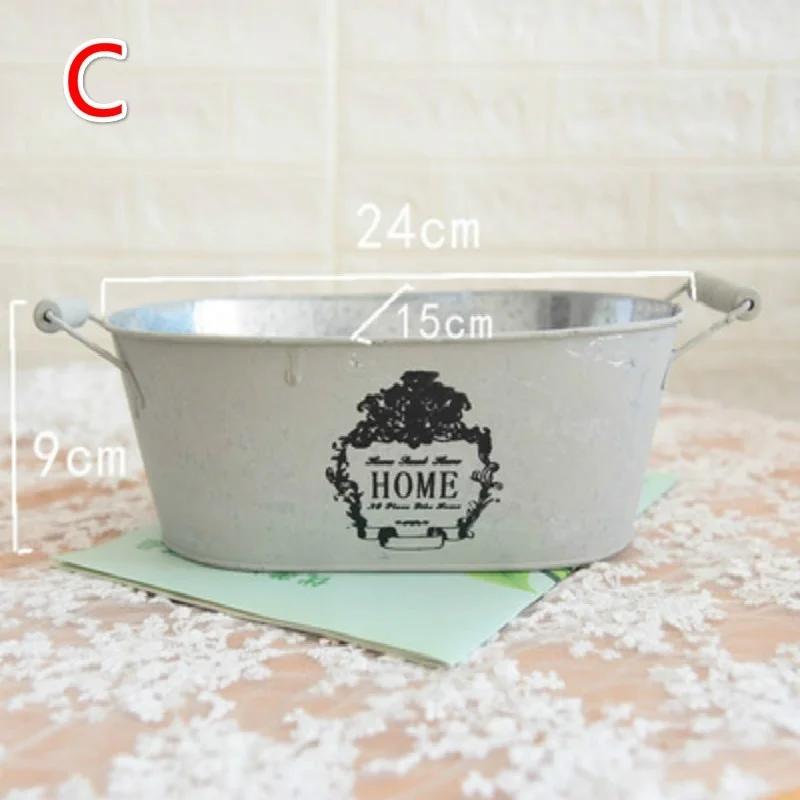 

Винтажное жестяное ведро Кованые железные ведра для цветов Ваза для сухих цветов Железные ведра Цветочный горшок Цветочные ведра Цветочный горшок для композиций C