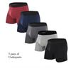 Minimalist Elastic Pure Cotton Underpants Plus Size Men's Underpants