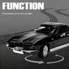 1:32 Corvette C2 Vintage American Sedan Classic Classic Car Alloy Model Collection Ornament Holiday Gifts