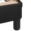 Vidaxl Bed With Mattress, Black, 90X200 Cm, Faux Leather