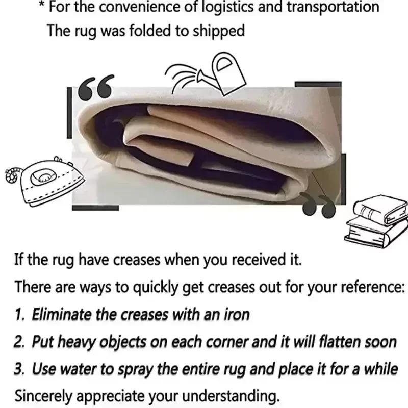 1 Piece of Soft Carpet Anti Slip Floor Mat with Green Leaf Pattern Suitable for Living Room and Kitchen Home Decoration Carpet