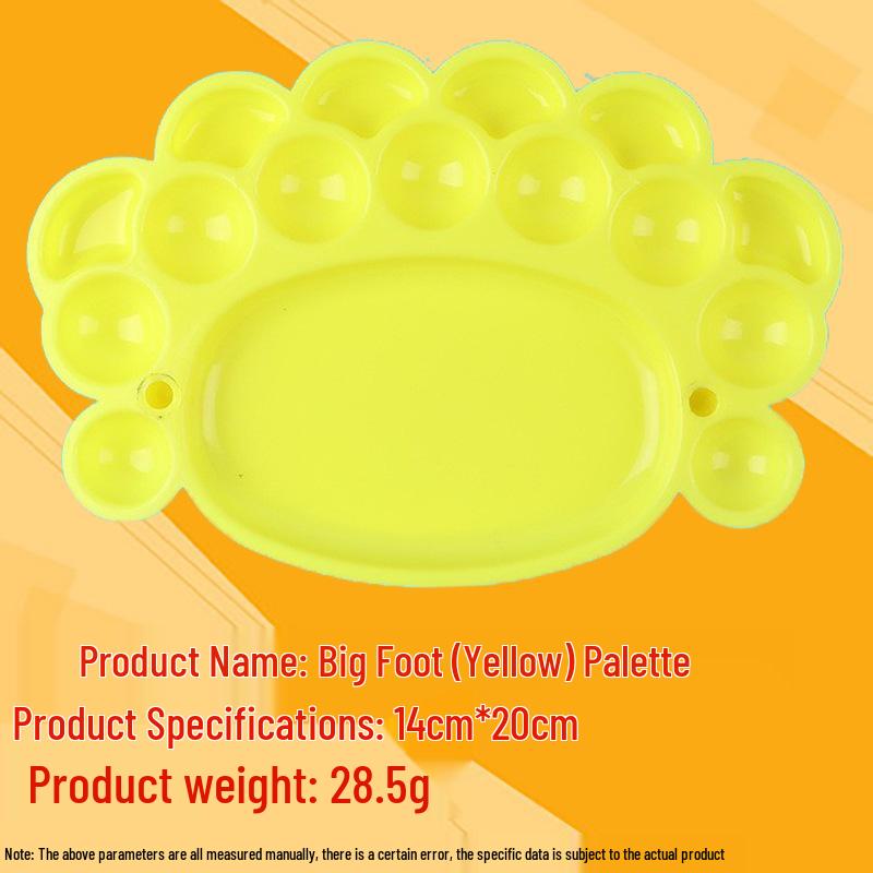 Children's Plastic Color Mixing Palette for Gouache Paints