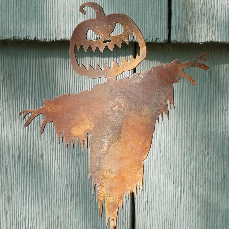 1 vnt. Unikalus kaimiškas baidyklės siluetas sodo dekoras - Helovino tema lauko kiemo ir sodo dekoracija, Helovino dekoracijos