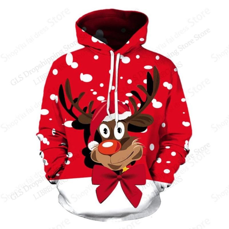 Christmas Tree Santa Claus 3d Print Hoodie Men Women Fashion Merry Christmas Hoodies Sweatshit Elk Coat Women Sweats Men Clothes