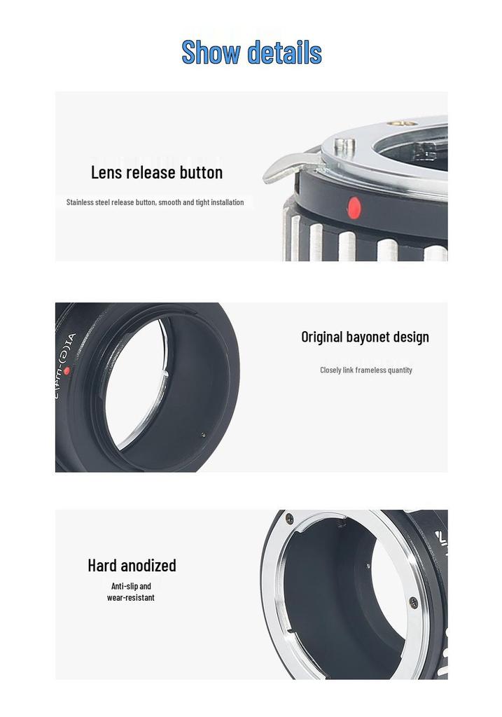 AI G-M4/3 Adapter for Nikon G Lens To Olympus/Panasonic M4/3 Camera