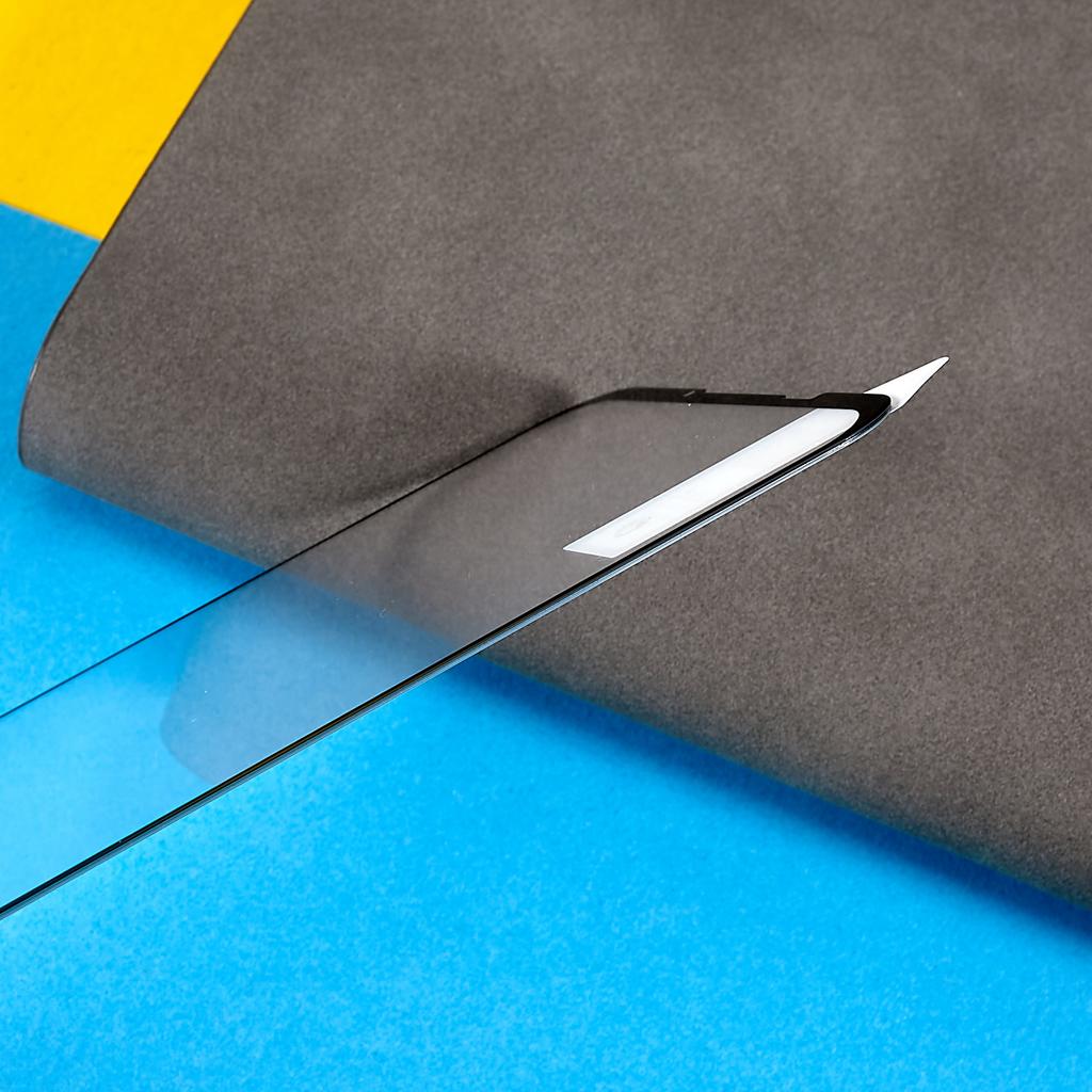 RURIHAI Aluminium-Silizium Glasfolie für HTC Desire 22 Pro 5G, Vollflächig klebend 2.5D Sekundär gehärtet 9H Abriebfestigkeit Vollbild HD Displayschutz