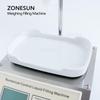 ZONESUN ZS-DP611W Semi-Automatic Diaphragm Pump Liquid Weighing Filling Machine For Beverage Water Essential Oil Perfume