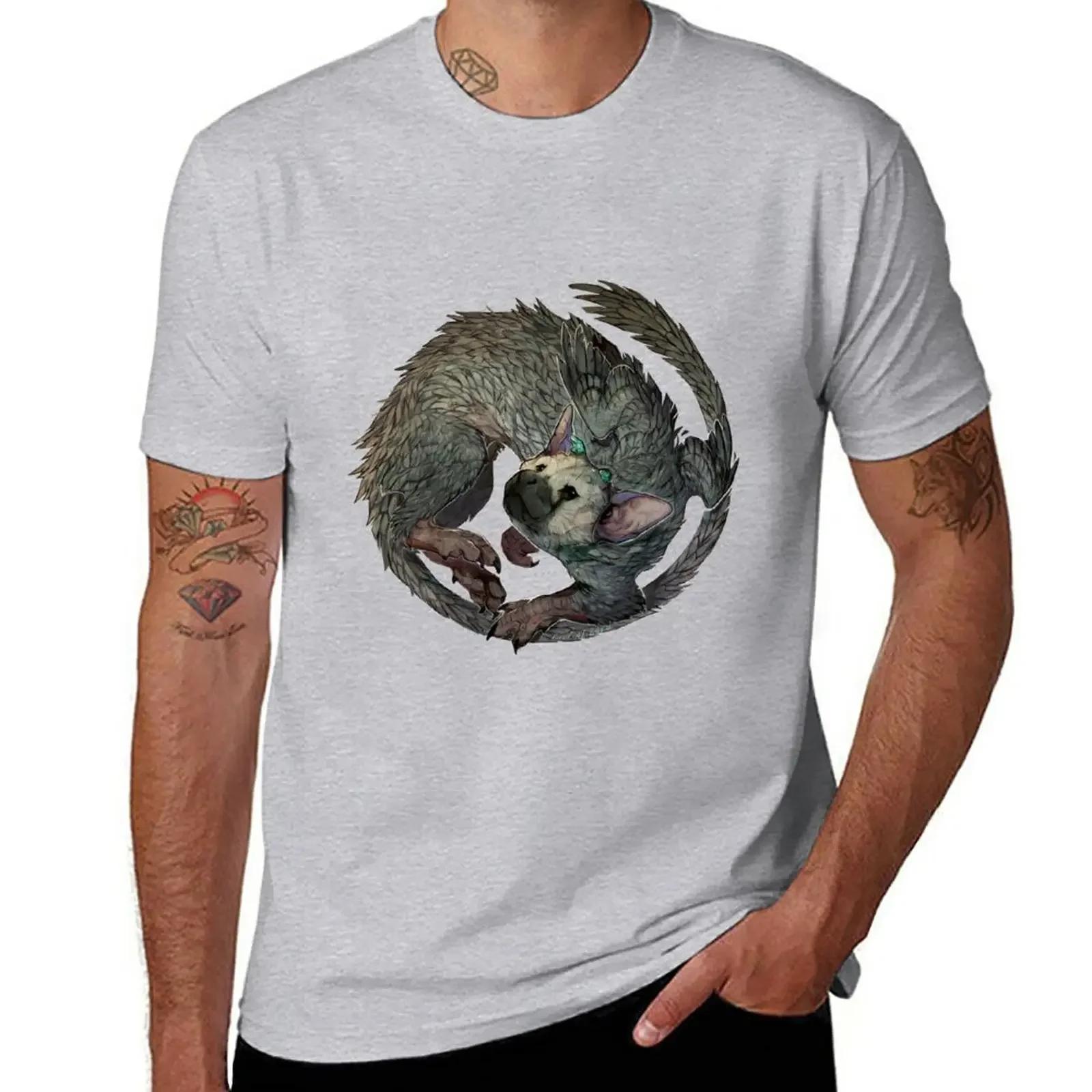 

Trico from the last guardian TShirt korean fashion summer clothes customs design your own mens graphic tshirts S