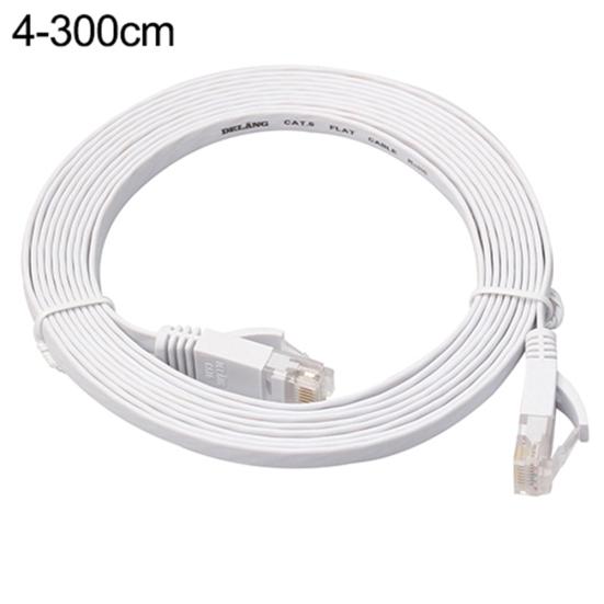 0.5-15m CAT6 Speed Network LAN Cable Gigabit Ethernet Flat UTP Patch Router Cable